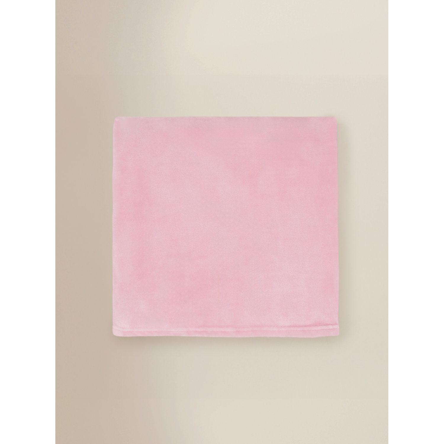 George Pink Plain Super Soft Throw