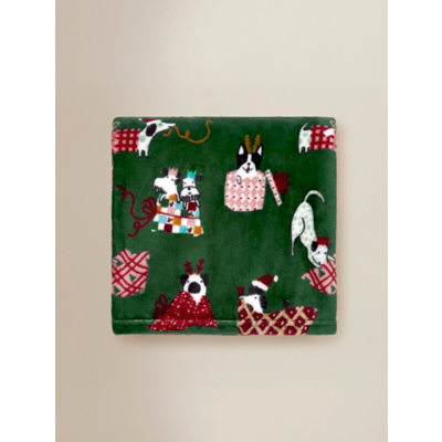 George Green Christmas Dogs Super Soft Throw 120X150cm