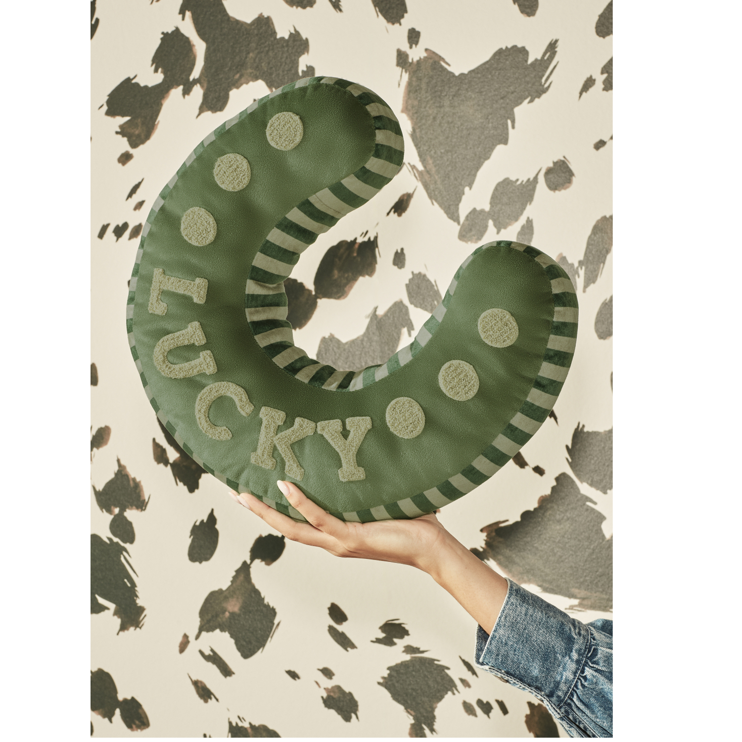 George Green Horseshoe-Shaped Cushion