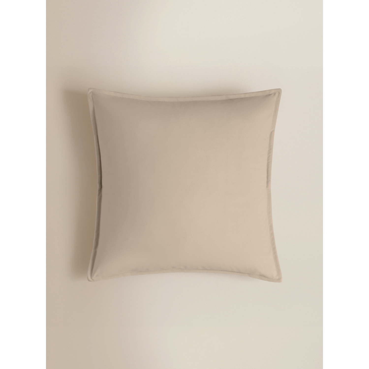 George Taupe Velvet Cushion