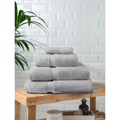 George Light Grey Super-Soft Cotton Towel & Bath Mat Range