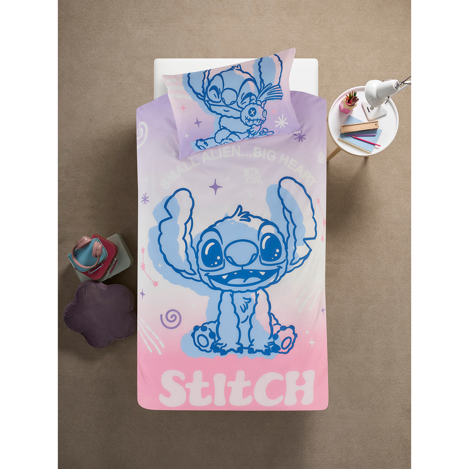 Disney Lilo & Stitch Ombré Reversible Duvet Set