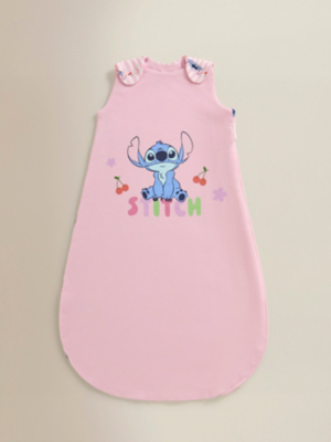 Disney Stitch Pink Jersey Cotton Sleep Bag Tog Baby George