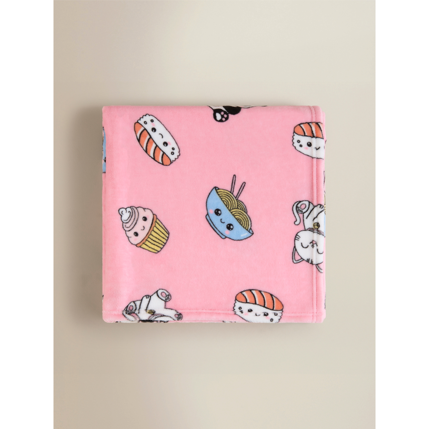 George Pink Kawaii Fleece Blanket - 120Cm X 150Cm
