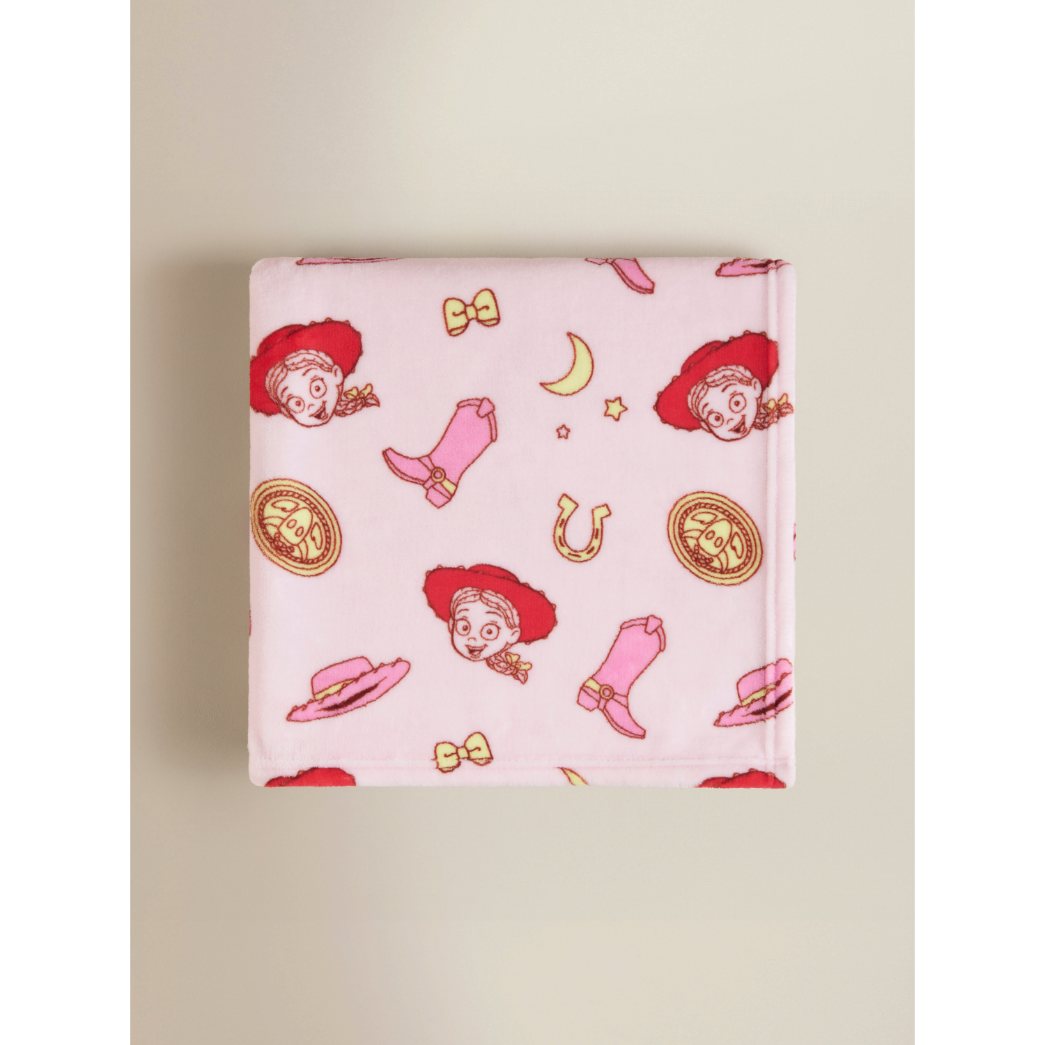 Disney Pink Toy Story Jessie Cowgirl Fleece Blanket