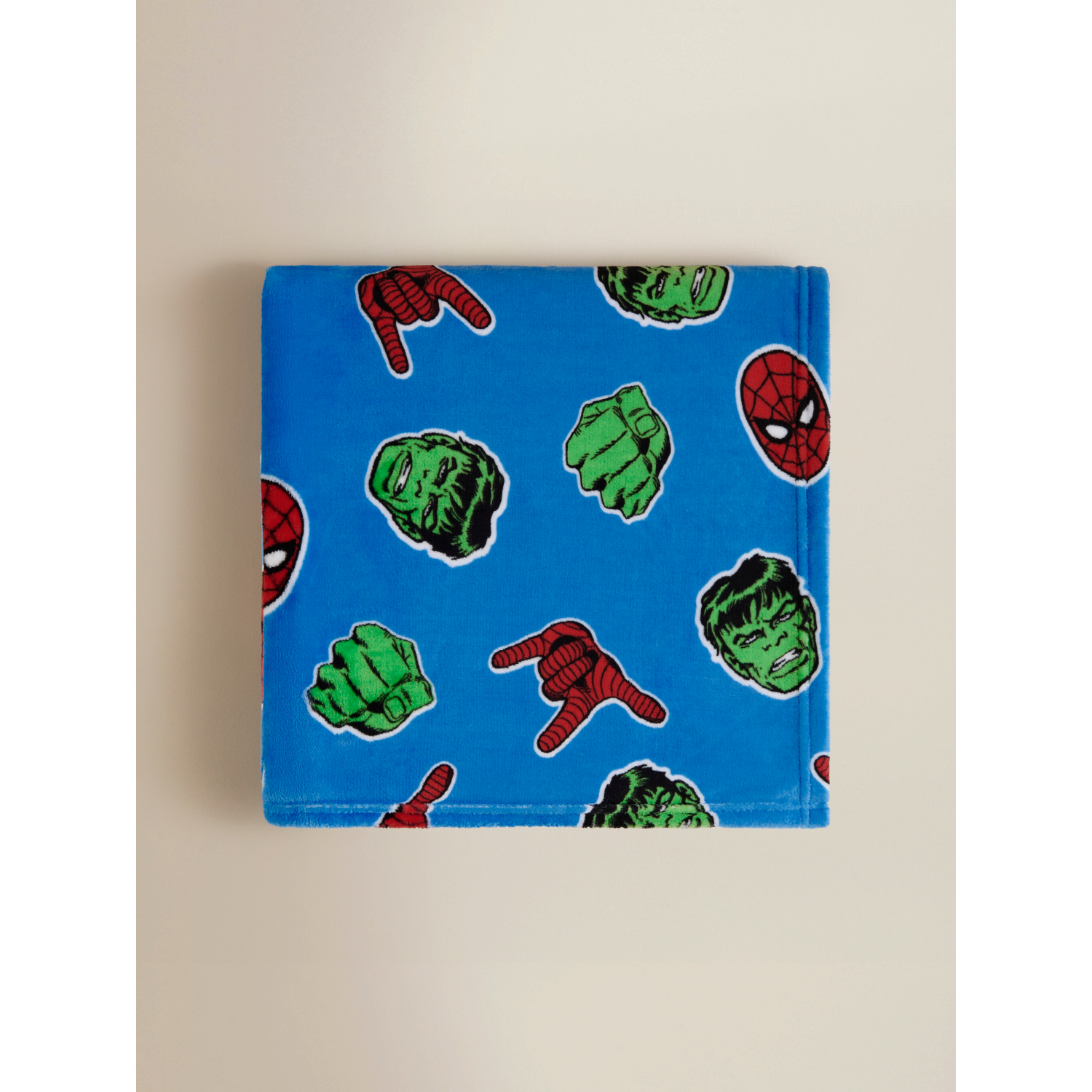 Marvel Blue Hulk Navy Fleece Blanket - 120Cm X 150Cm