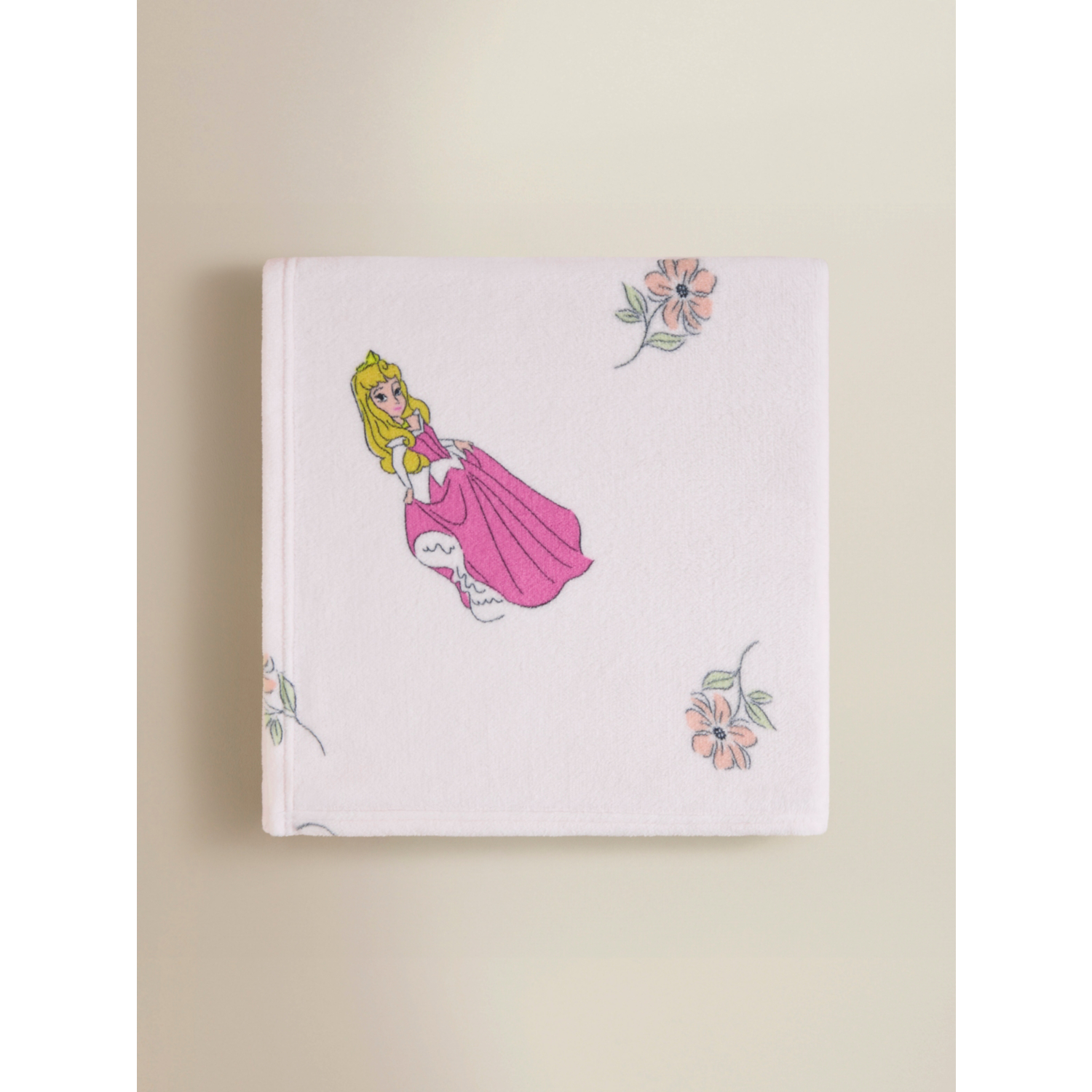Disney Pink Princess Fleece Blanket - 120Cm X 150Cm