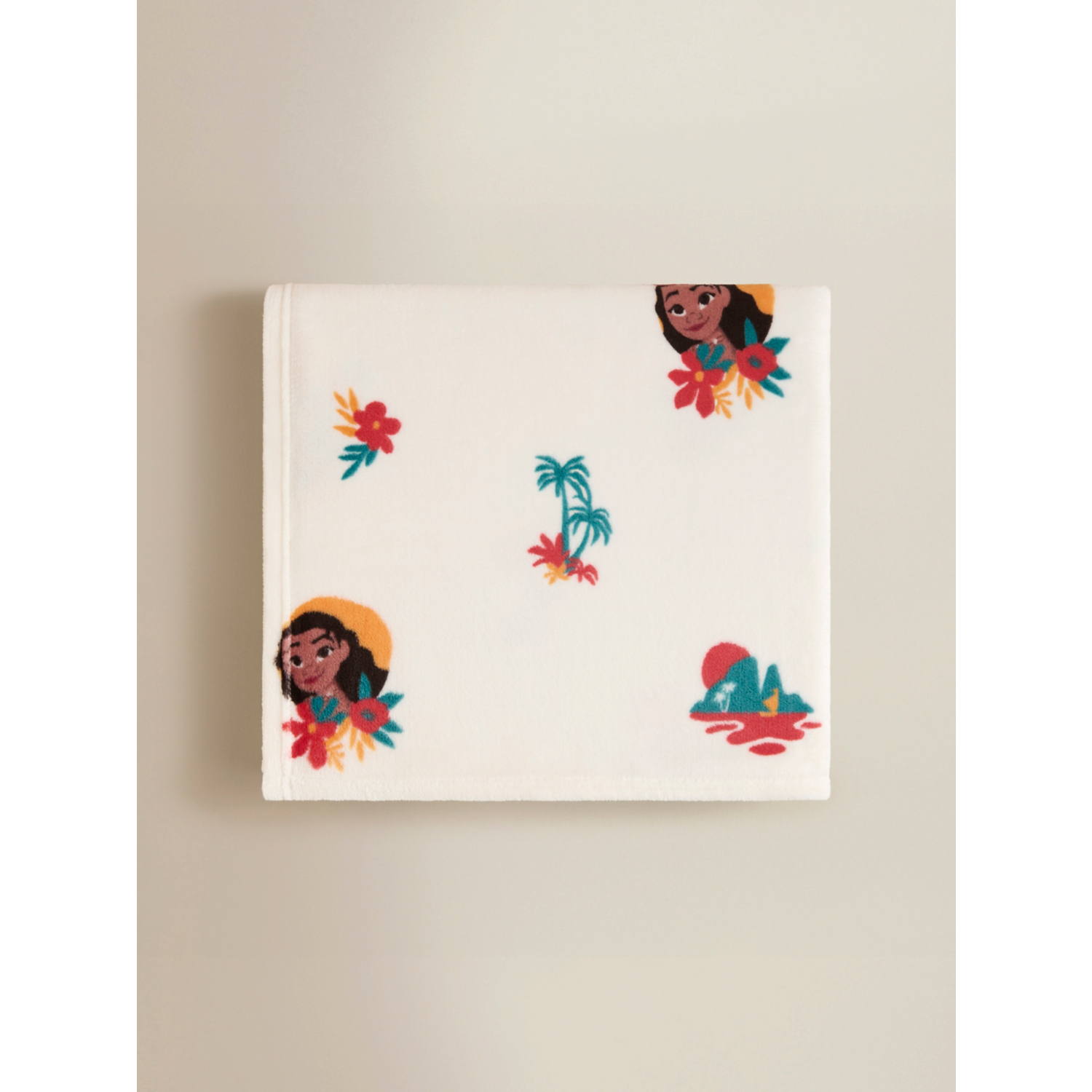 Disney Multi Moana Fleece Blanket - 120Cm X 150Cm