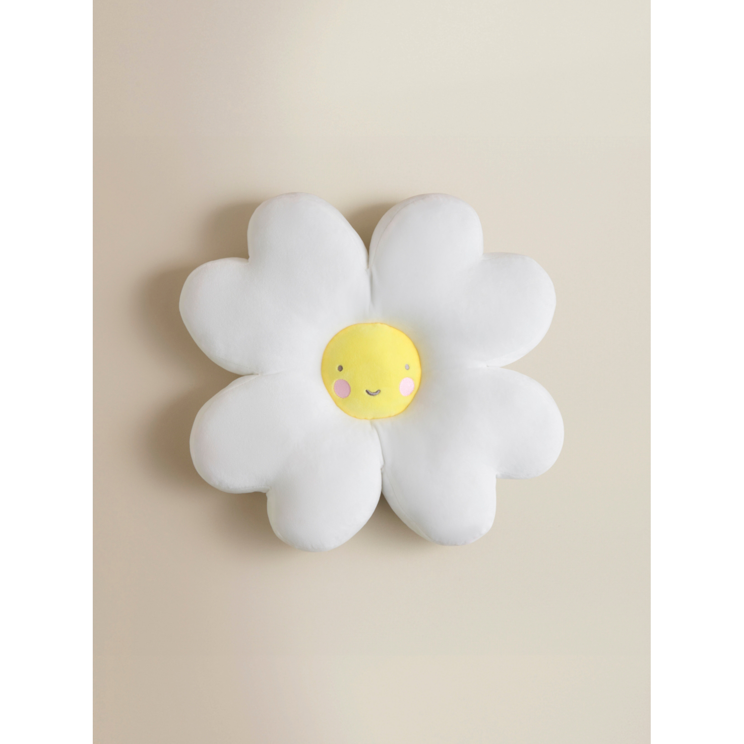 George White Daisy-Shaped Cushion