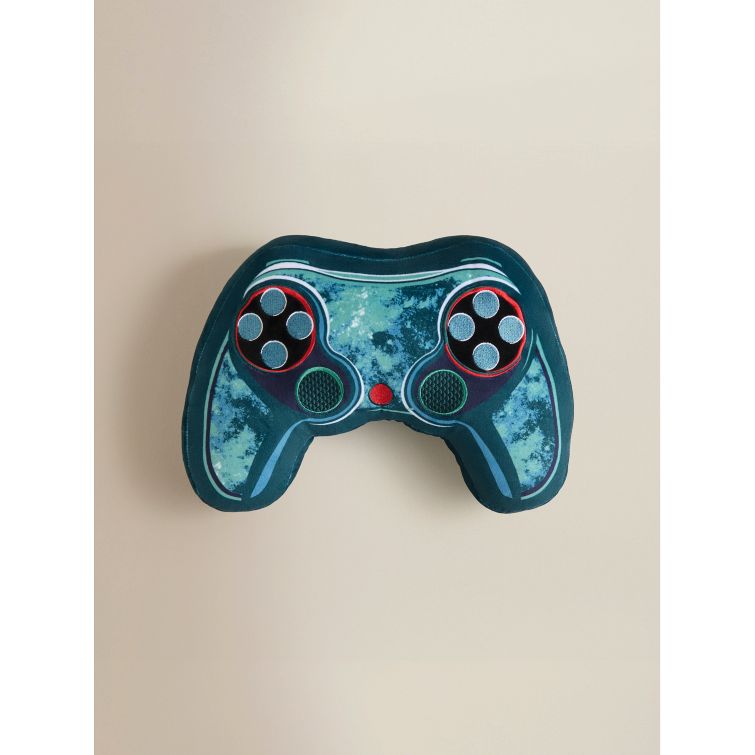 George Navy Gaming Controller-Shaped Cushion