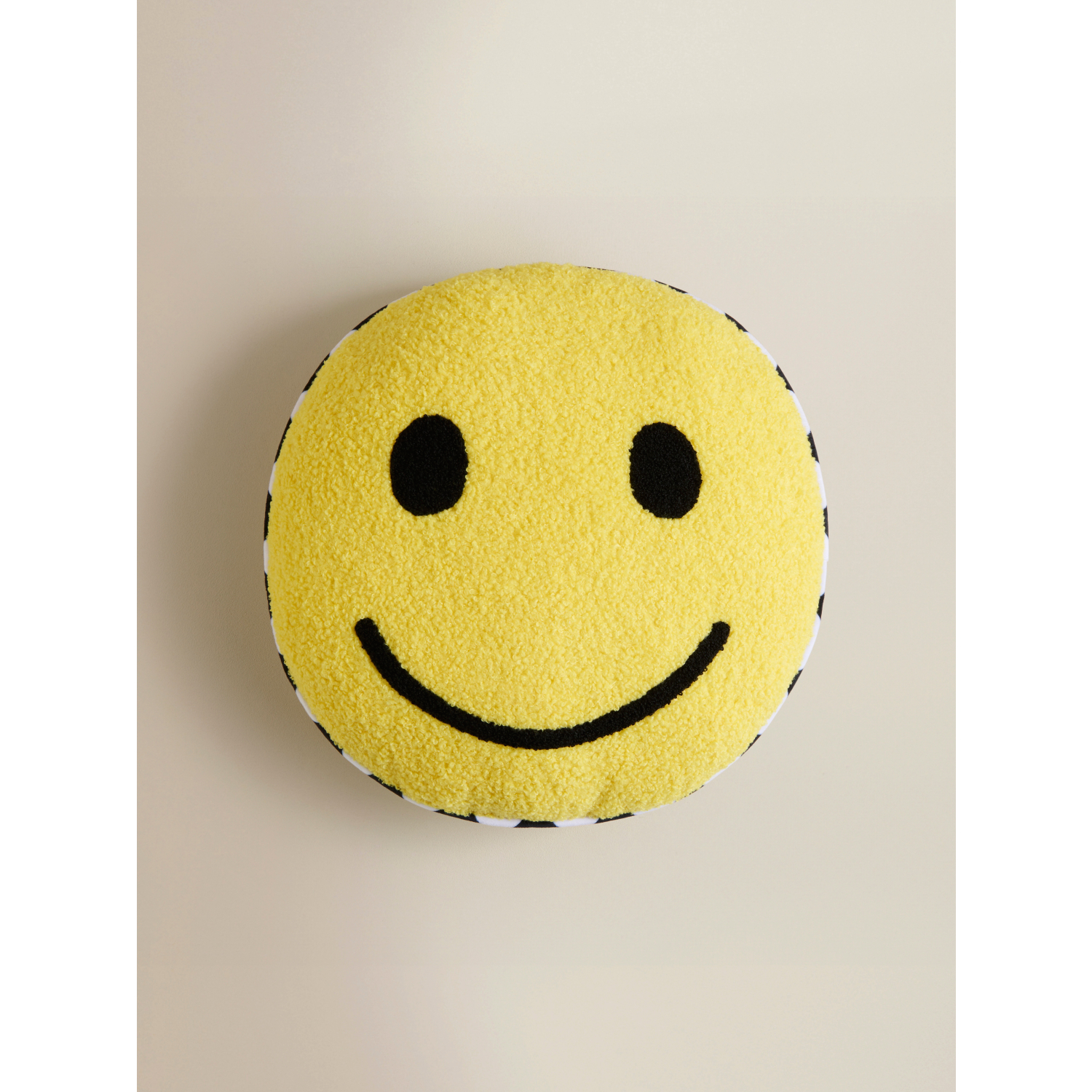 George Yellow Smiley Face Cushion