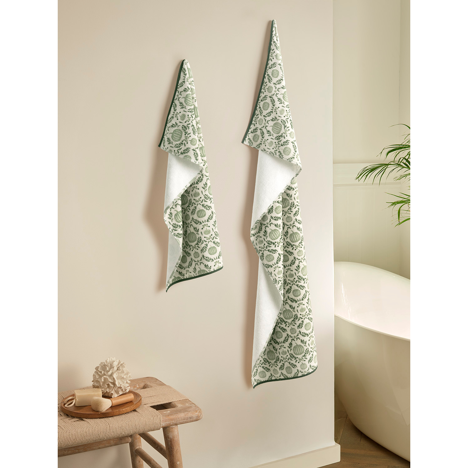 George White Stacey Solomon Pumpkin Cotton Towel Range