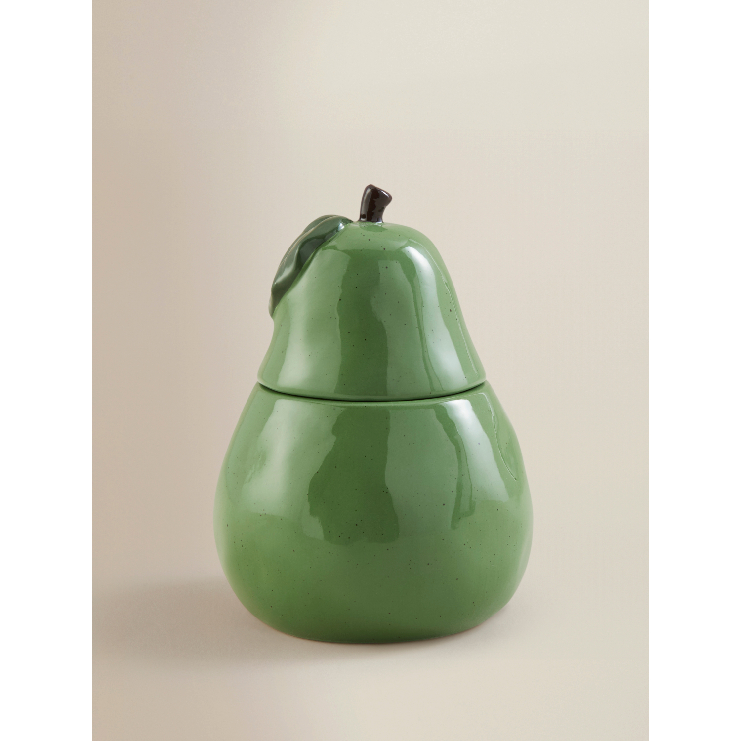 George Green Pear Lidded Pot