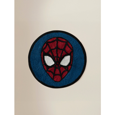 George Marvel Spider-Man Blue Cotton Bath Mat - Multi