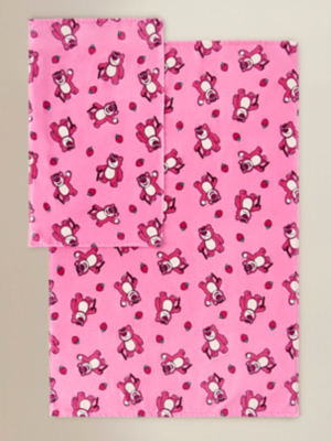 Toy Story Lotso Cotton Hand Towel & Bath Sheet Set