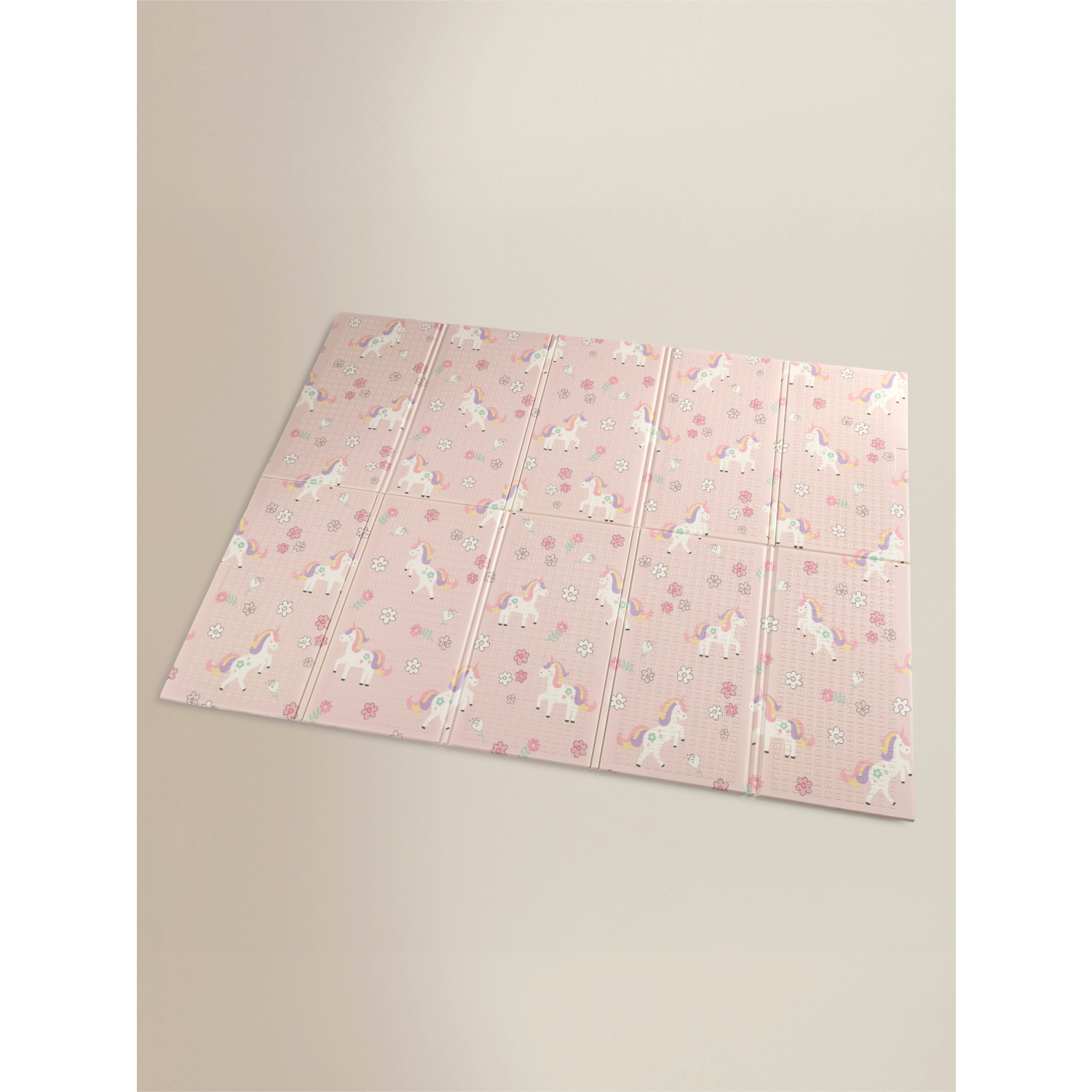 George Multi Foam Unicorn & Polka Dot Playmat