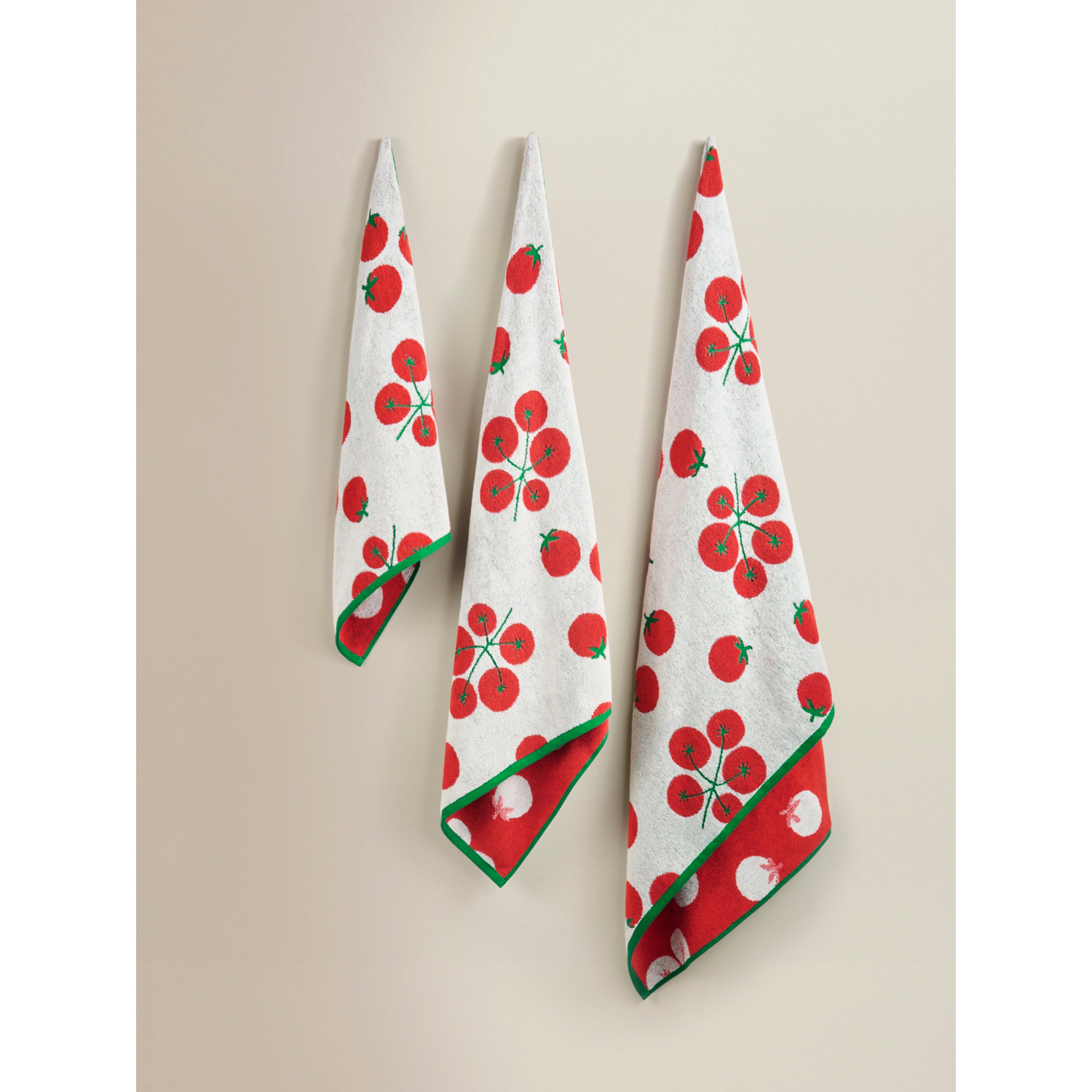 George Red Tomato Cotton Towel Range