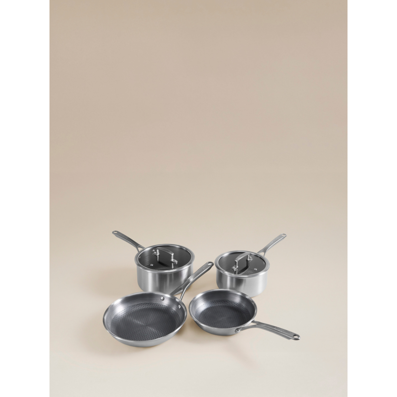 George Silver Tri-Clad Stainless Steel 4 Piece Pan Set
