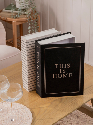 Stacey Solomon Black Large Storage Books Set of Home