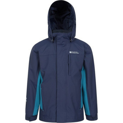 George Mountain Warehouse Kids Blue 3 In 1 Waterproof Jacket