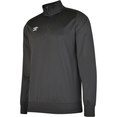 George Umbro Kids Club Essential Half Zip Sweatshirt - Black