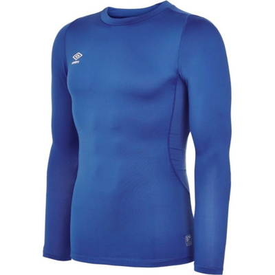 George Umbro Kids Core Long-Sleeved Base Layer Top - Blue