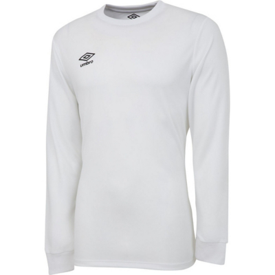 George Umbro Kids Club Long-Sleeved Jersey - White