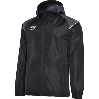 George Umbro Kids Hooded Waterproof Jacket - Black