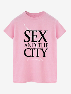 NW2 Sex And The City Martini Logo Pink T-Shirt | Tops & T-Shirts