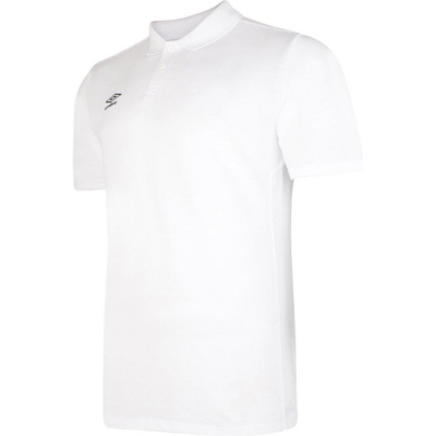 George Umbro Kids Essential Polo Shirt - White