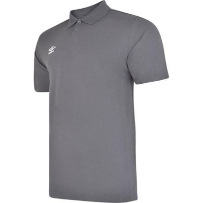 George Umbro Kids Essential Polo Shirt - Grey