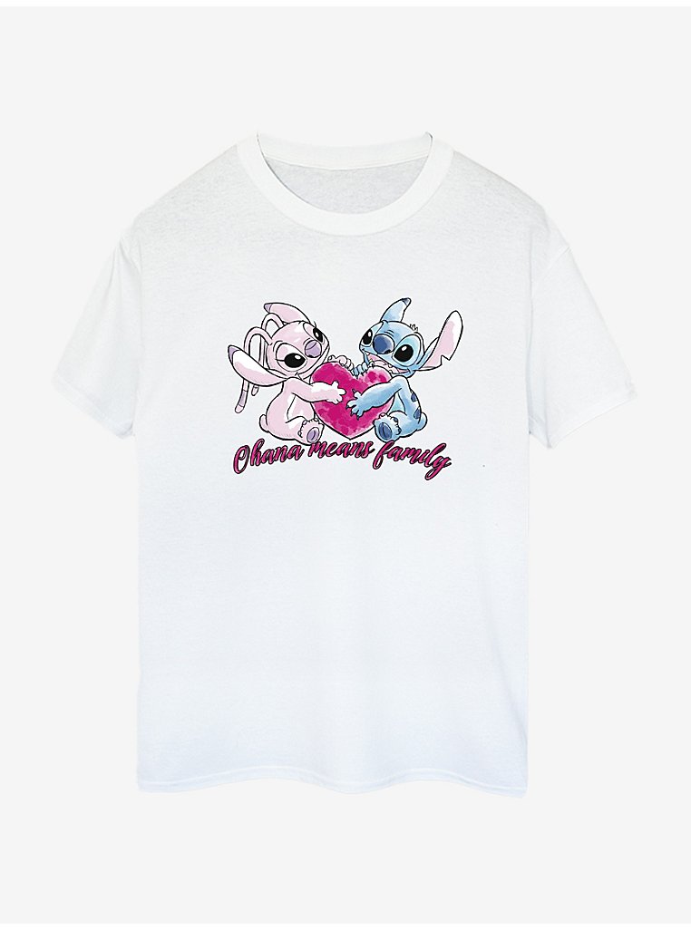 Disney LILO & STITCH STITCH ANGEL TOGETHER - T-shirt imprimé - white/blanc  - ZALANDO.BE