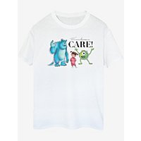 NW2 Disney 100 Monsters Inc Scare Adult White T-Shirt