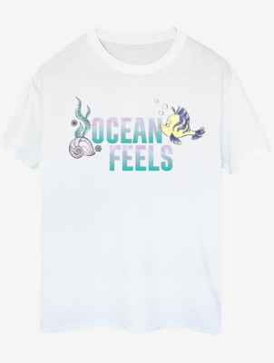 Short Sleeve T-Shirt The Little Mermaid Mermaid Vibes White Unisex main image 1