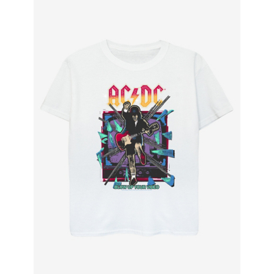 George NW2 ACDC Video Slogan Kids White Printed T-Shirt