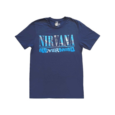 George Nirvana Navy & Light Blue Unisex Adult T-Shirt