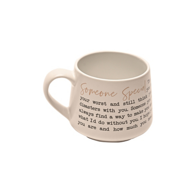George Unisex White Celebrations Someone Special Mug Size 5.0