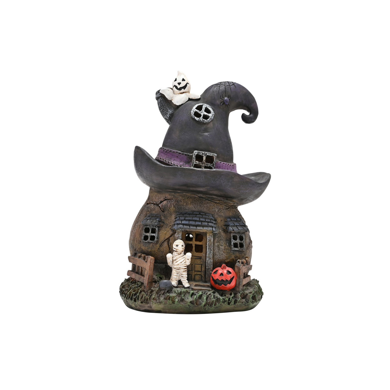 George Multi The Seasonal Gift Co Witches House Led Ornament