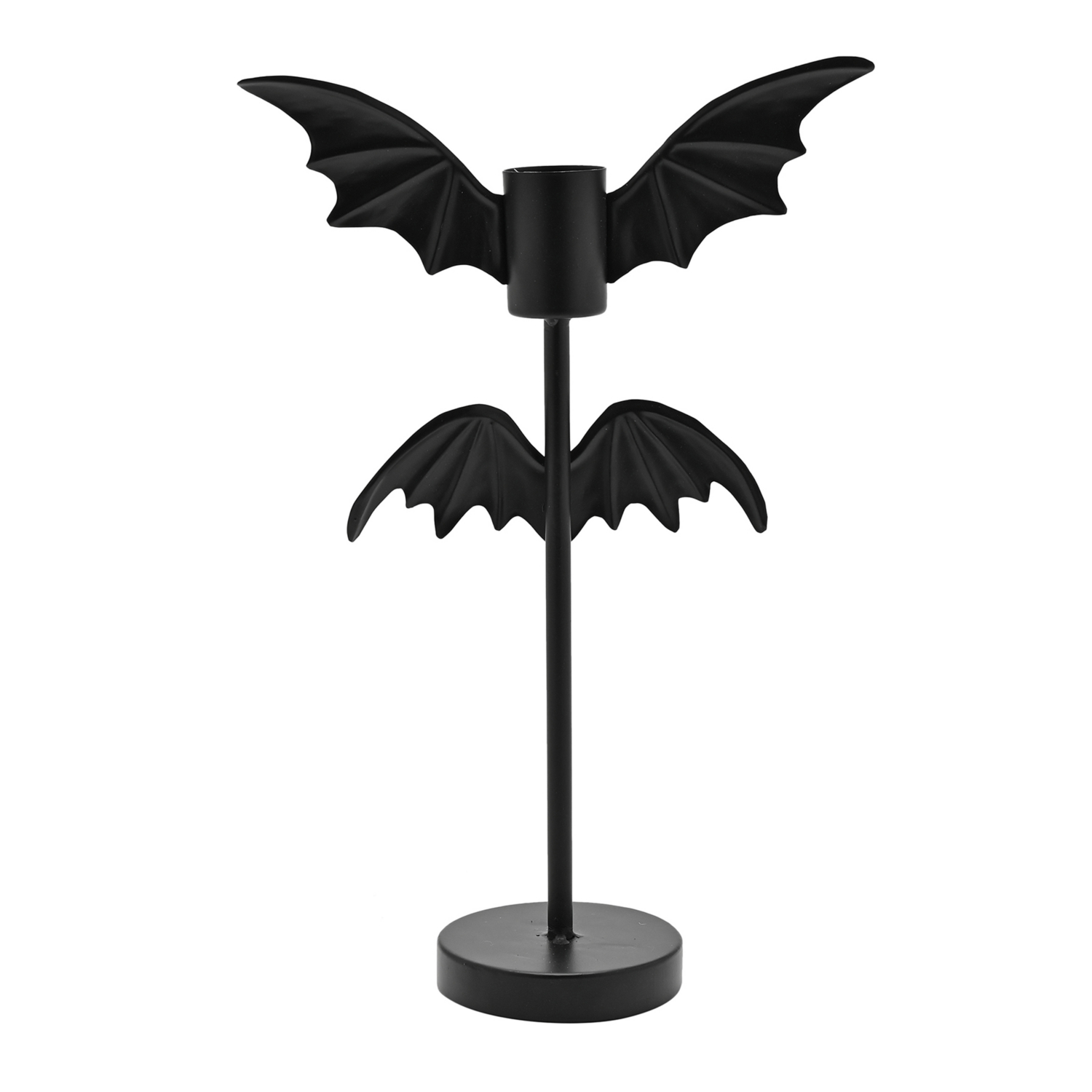 George Black The Seasonal Gift Co Double Bat Wing Candlestick