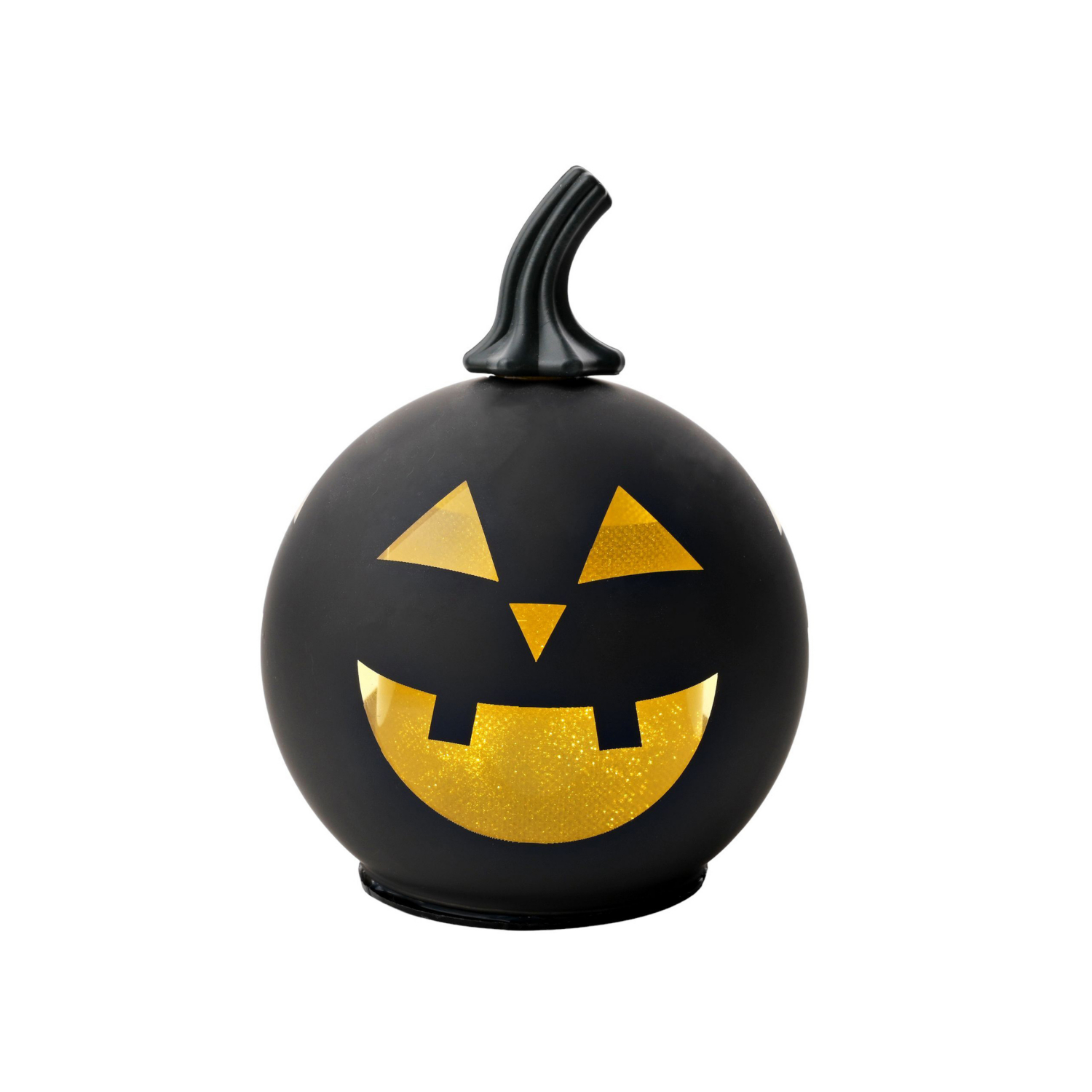 George Black The Seasonal Gift Co Small Led Glass Pumpkin