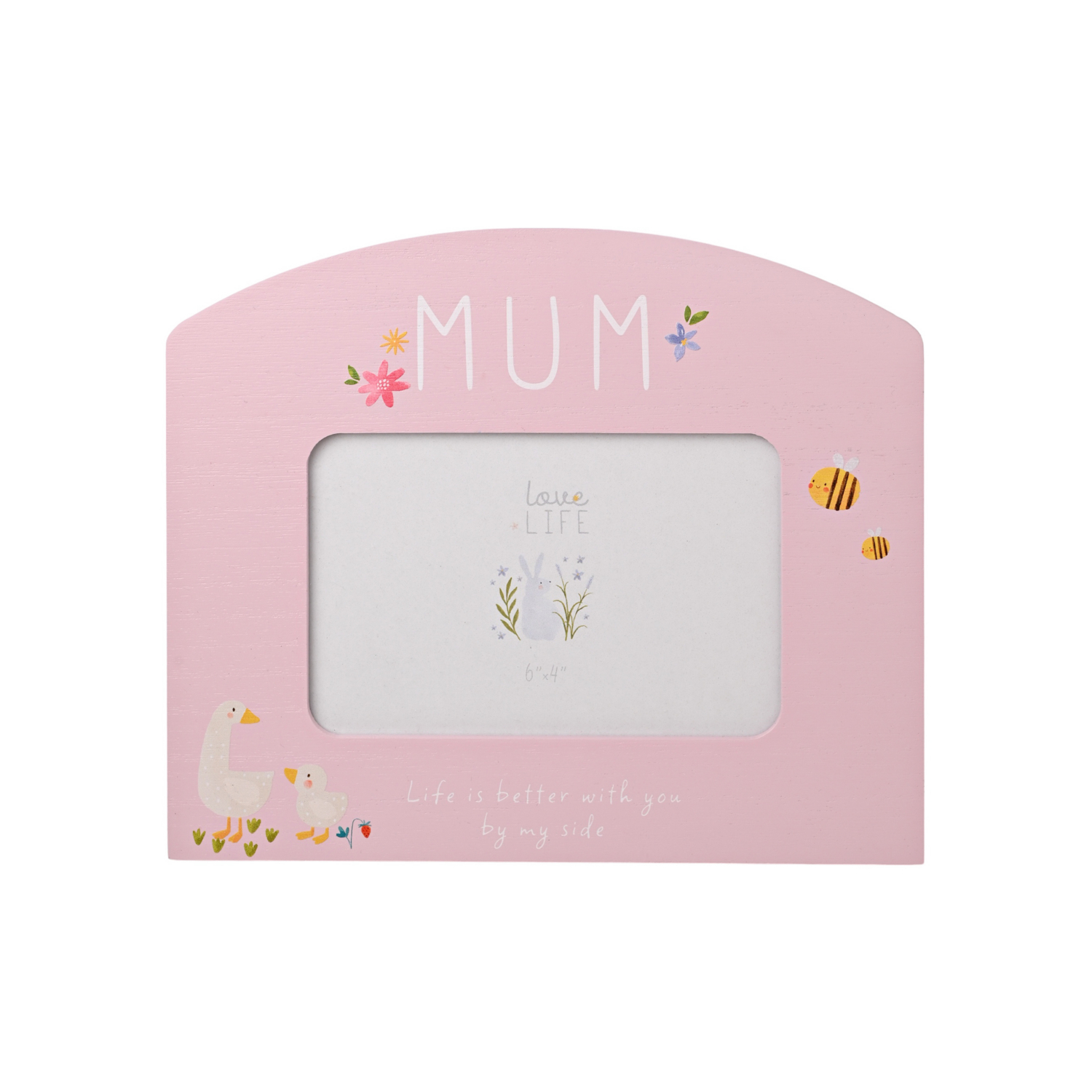 George Pink Love Life 6 X 4 Arch Frame - Mum