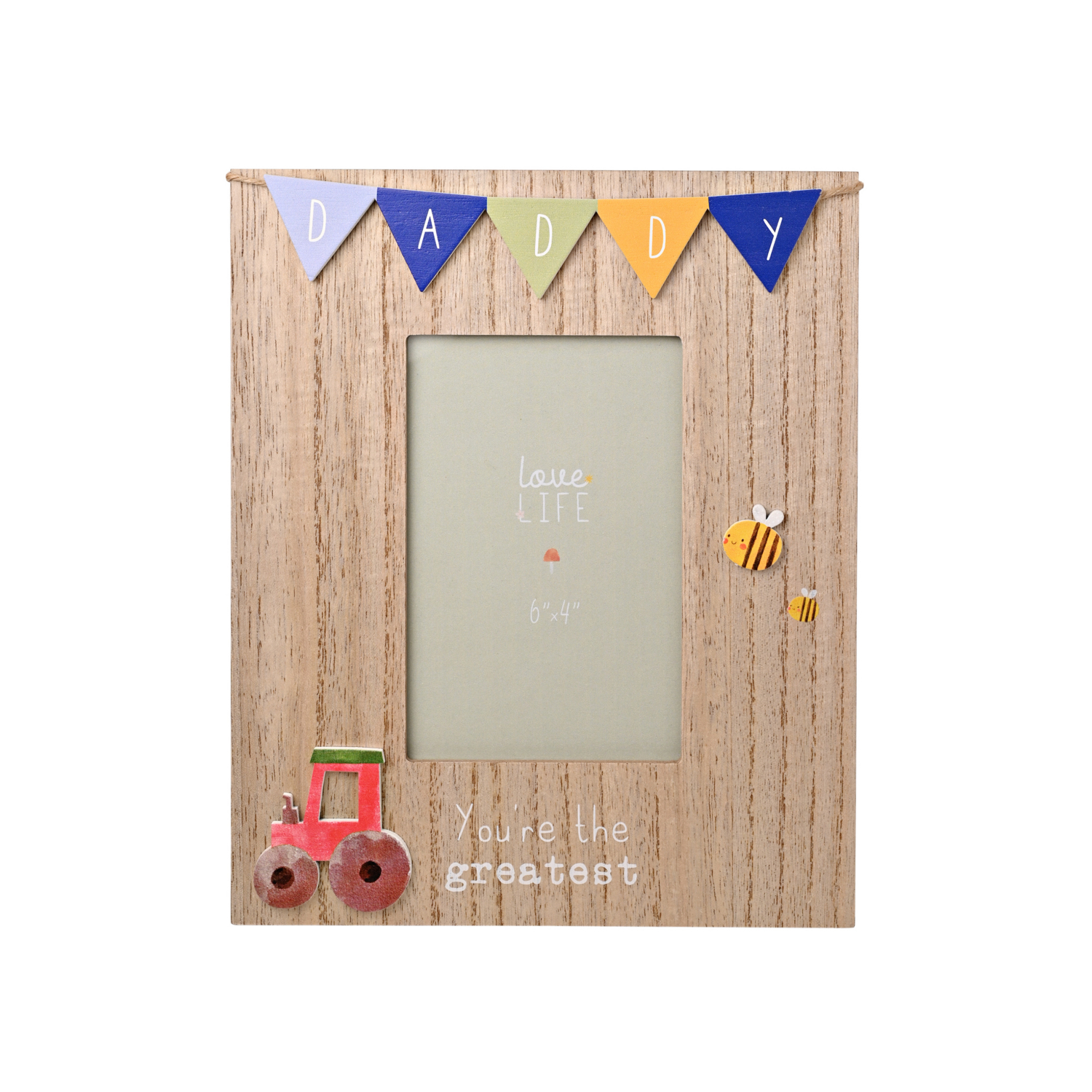 George Multi Love Life 4' X 6' Bunting Frame Daddy