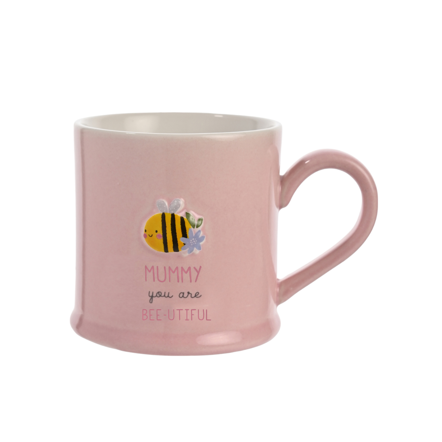 Boss Pink Love Life Embossed Mug - Mummy