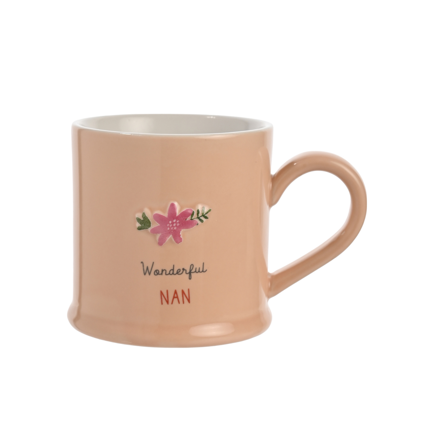 Boss Peach Love Life Embossed Mug - Nan