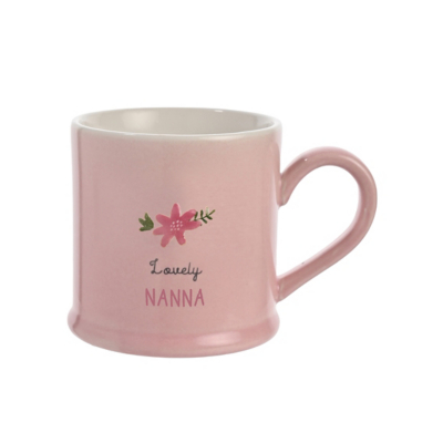 Boss Pink Love Life Embossed Mug - Nanna
