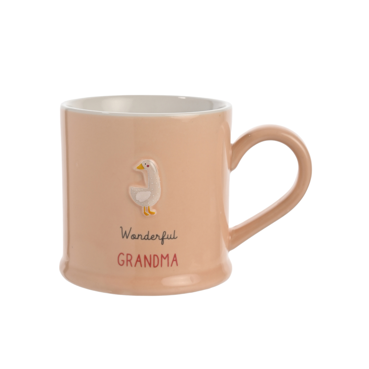Boss Peach Love Life Embossed Mug - Grandma