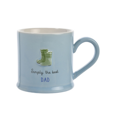 George Love Life Mug - Simply the Best Dad - Light Blue