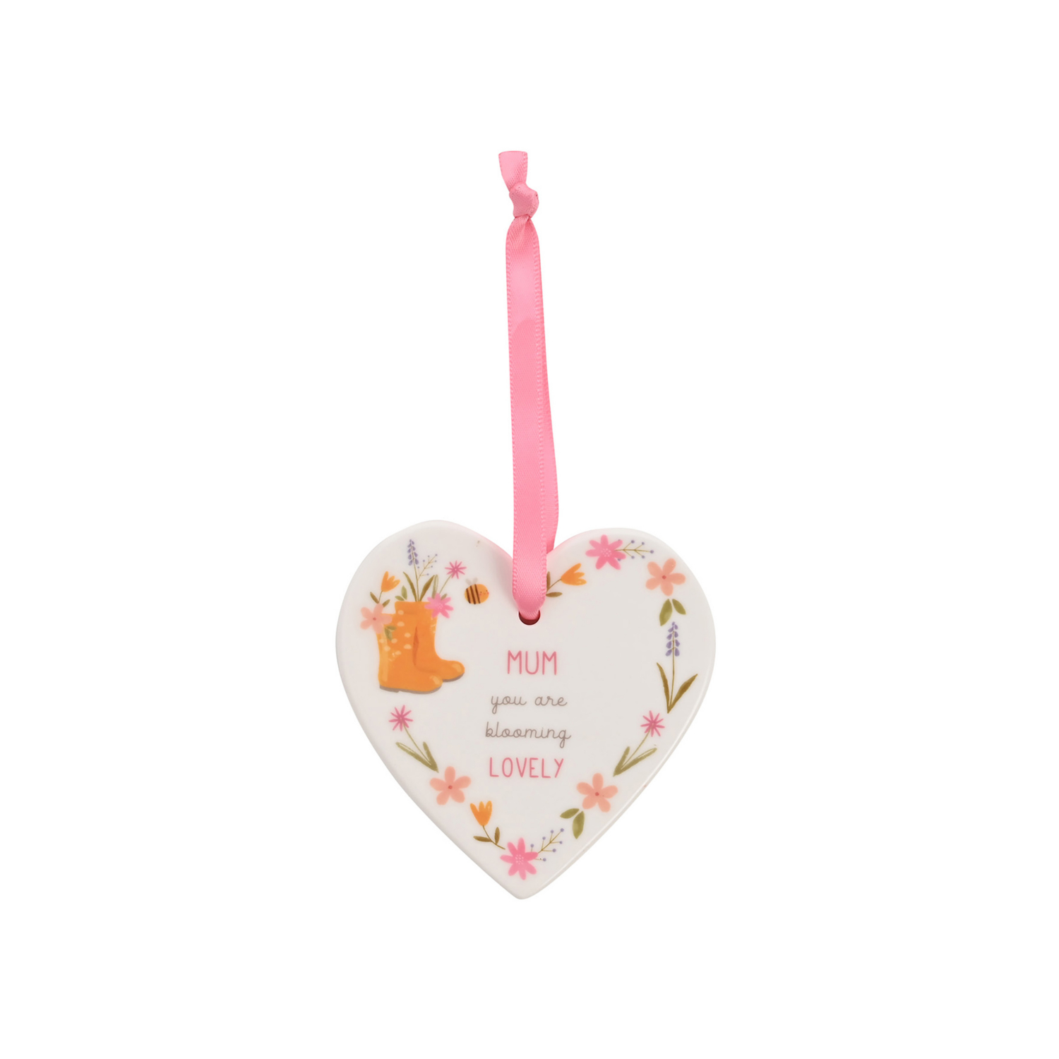 George White Love Life Ceramic Heart - Mum