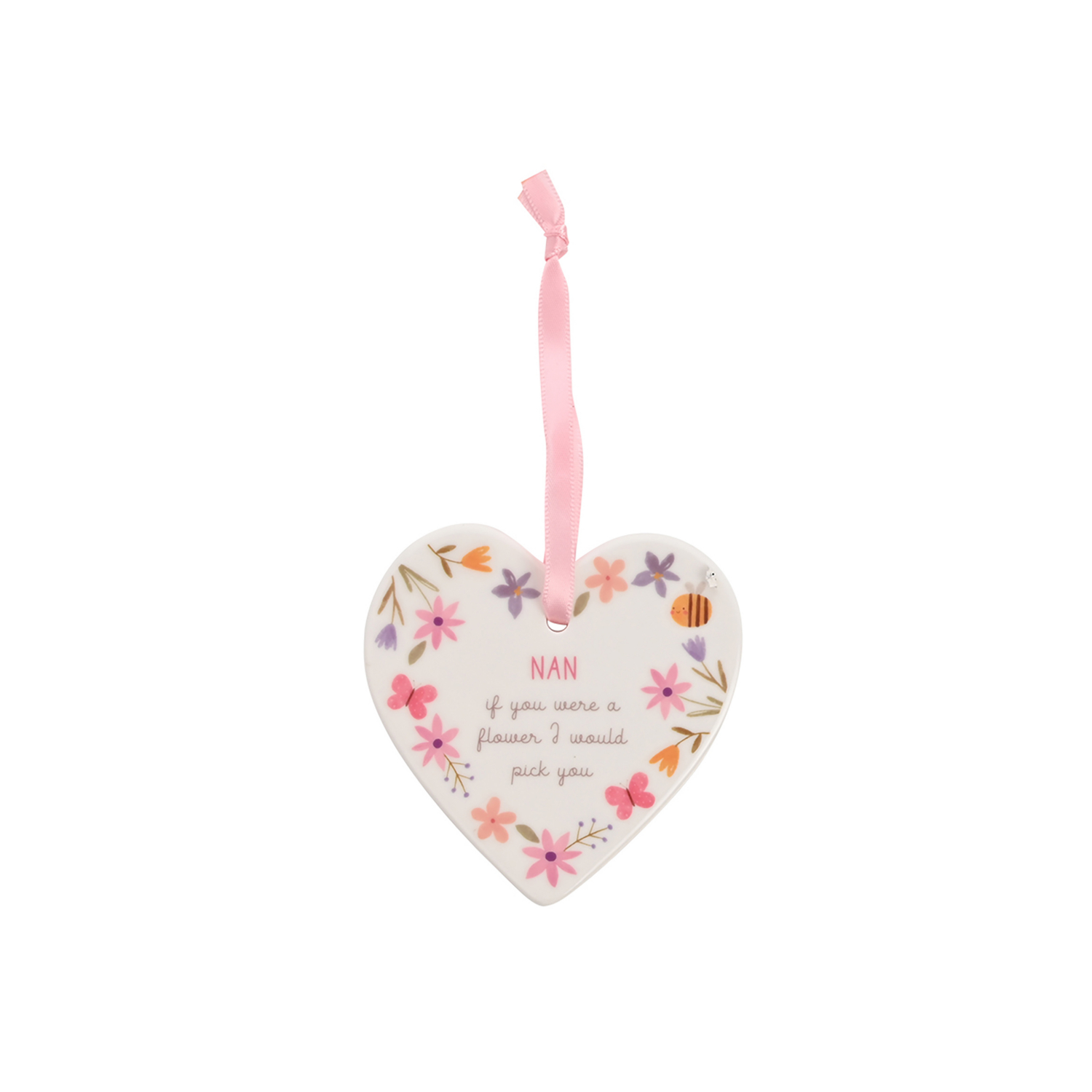 George White Love Life Ceramic Heart - Nan
