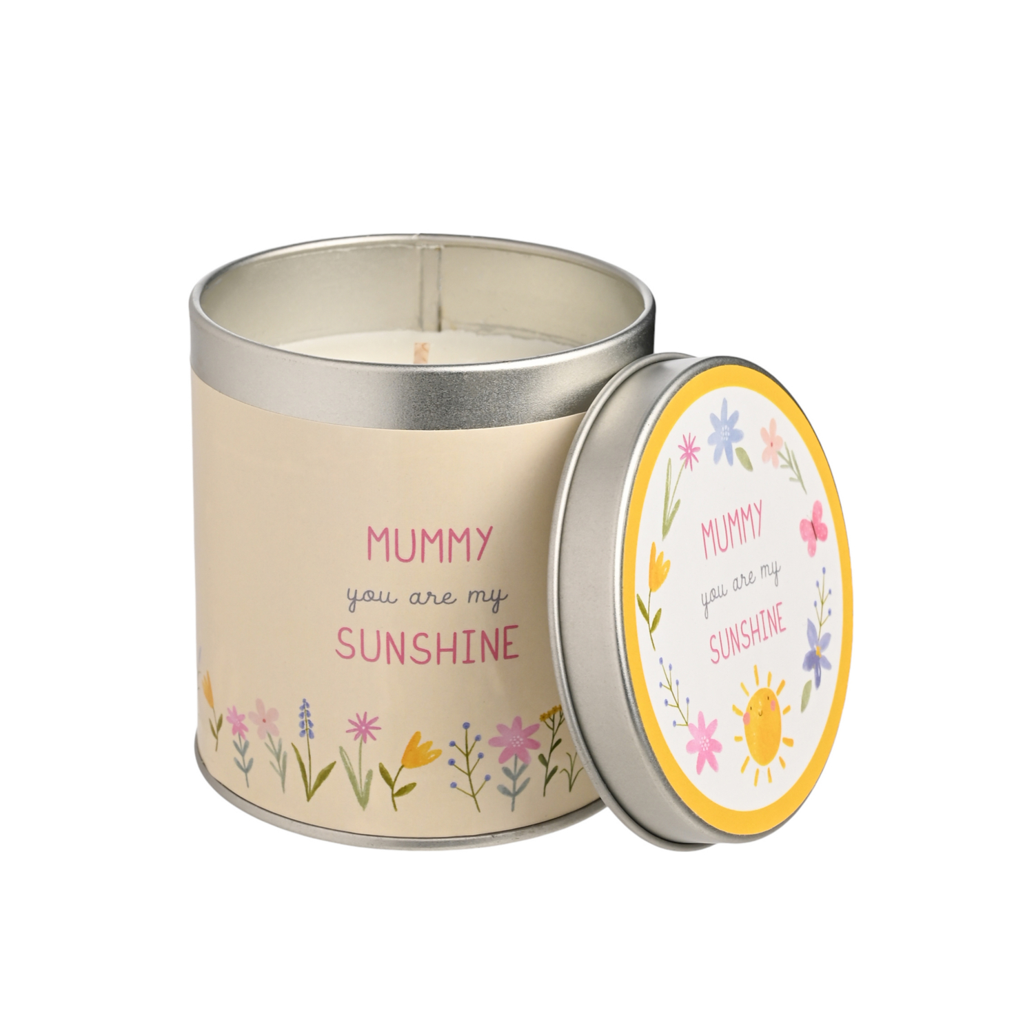 George Yellow Love Life Tin Candle - Mummy